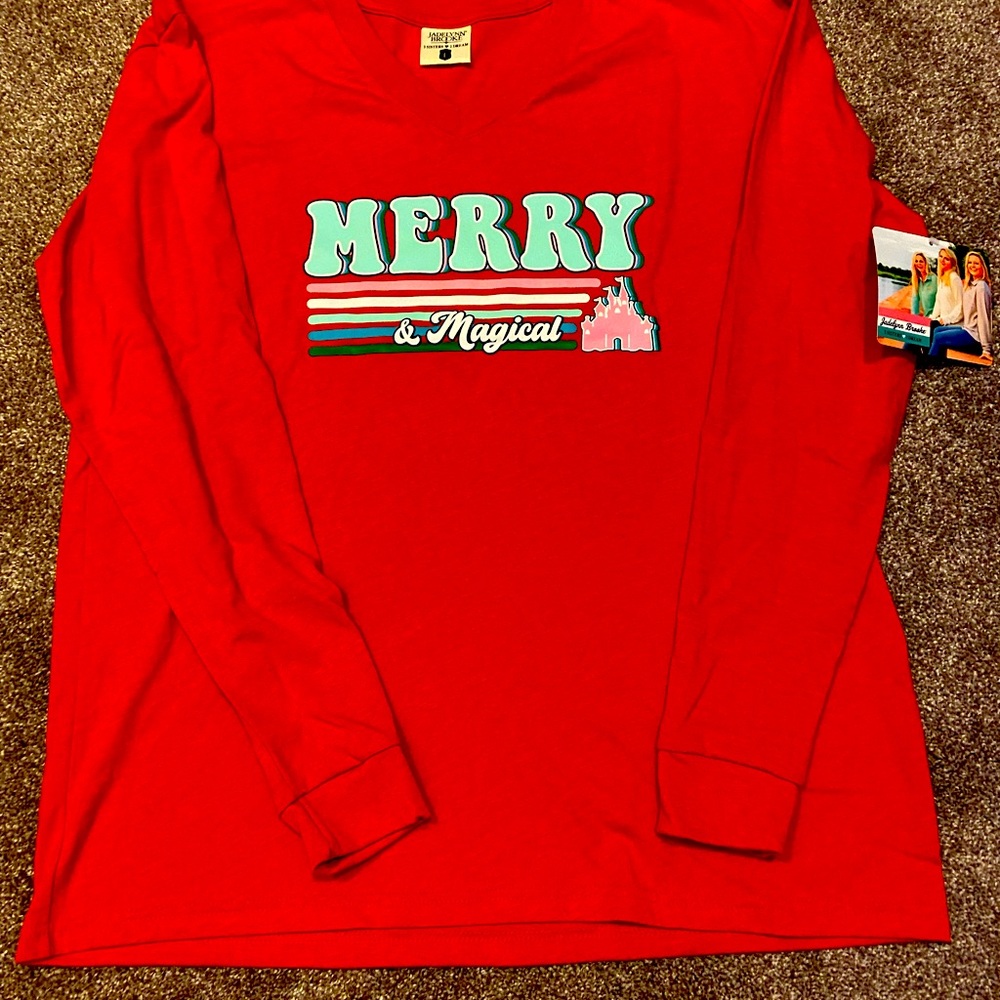 JadeLynnBrooke Merry Long Sleeve Tshirt